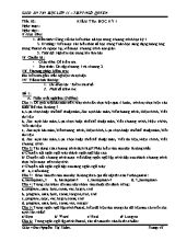 Giáo án Tin học lớp 11 - Tiết 18 Kiểm tra học kì I - Năm học 2012-2013 - Nguyễn Thị Thắm